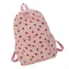 Strawberry Backpack Student School Backpack Laptop Backpack for Woman Teens 3