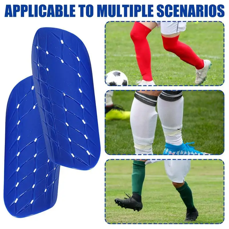 Soccer Shin Guards 2pcs Small Shin Guards For Youth Soccer Cushion Protection Shock Absorbing Calf Protective Gear For