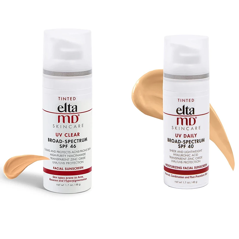 Elta MD UV SPF46/40 Face Sunscreen Tinted No Tinted Broad Spectrum