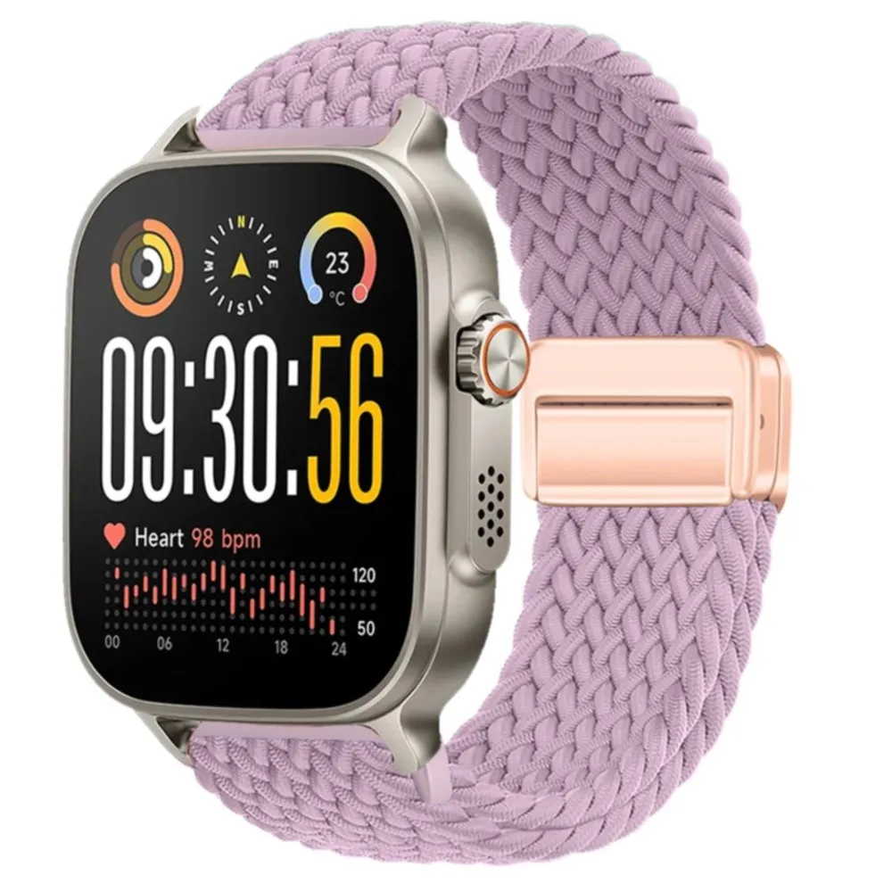 Braided Magnetic Wristband Strap for Smartwatches - Universal 22mm Strap Accessory