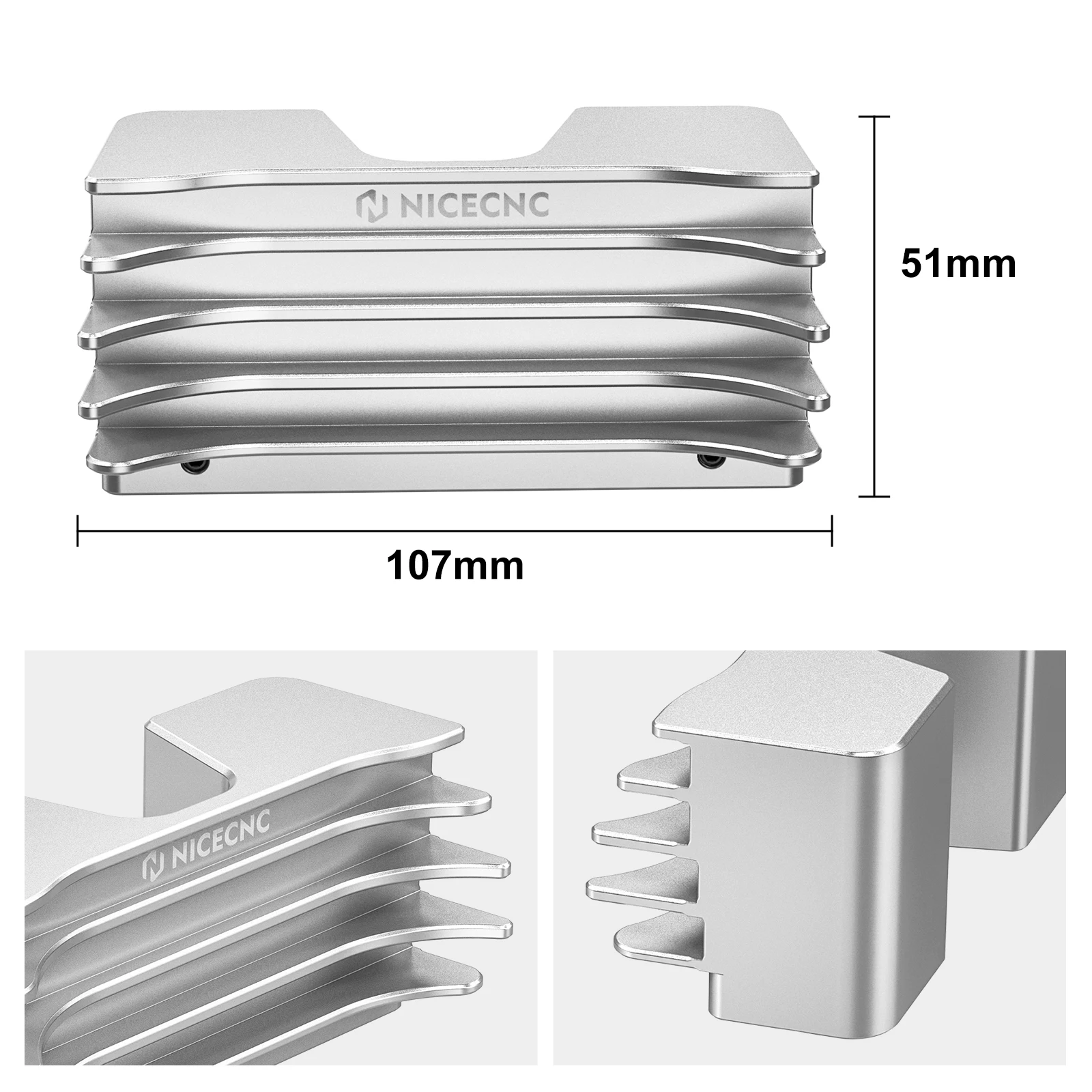 Für Harley Sportster 883 Custom XL883C 2004–2009 Rippen-Zündkerzenabdeckung Sportster 1200 Nightster XL1200N 07–12 XL883N XL1200NS – Detail 9