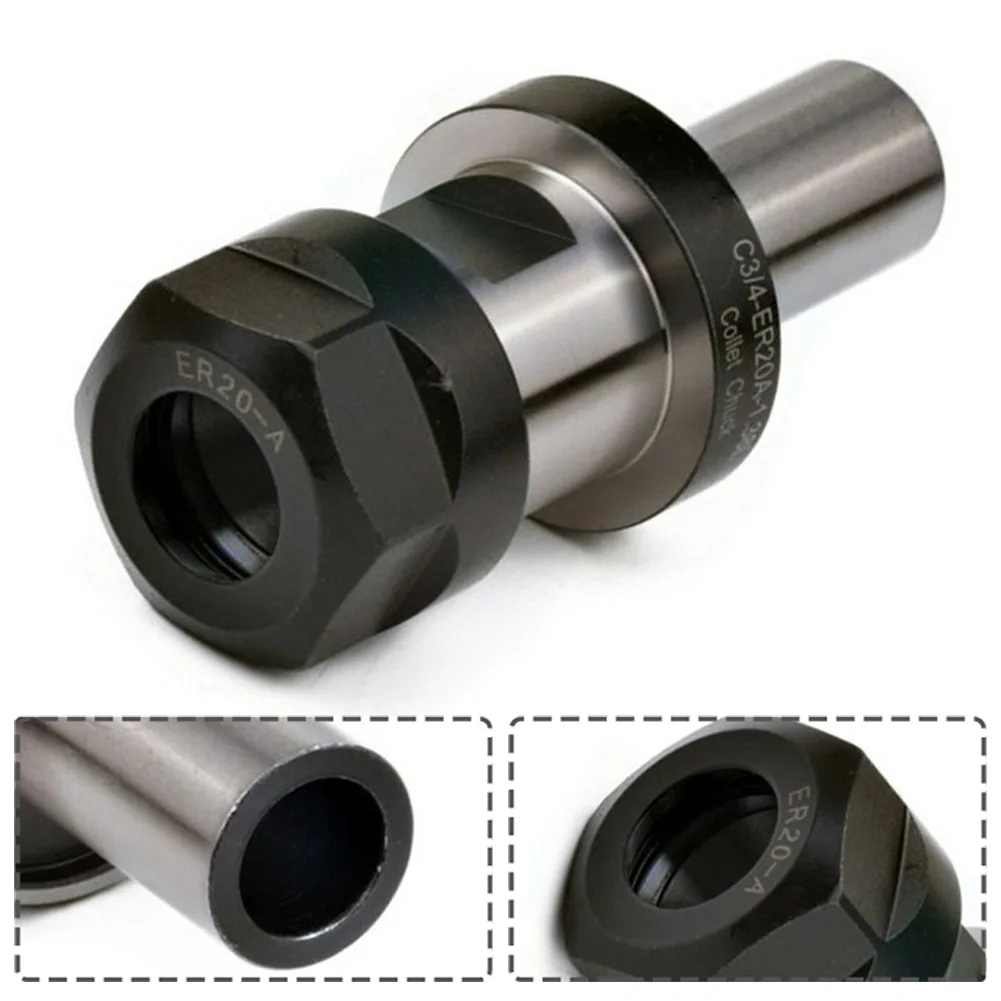 3/4 Inch ER20 1.38 TTS Tools Holder For Tomrach C3/4-ER20A 1.38 L Collet Chucks Bracket ER20 Collets 12000RPM Metalworking Tools spring collet tool holder collet chuck lathe tool holder spring collet chuck collet chuck holder