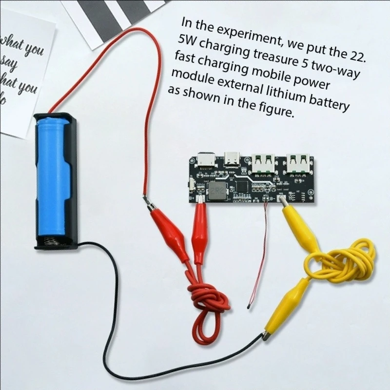 고속 충전 파워 뱅크 모듈 22.5W 5포트 QC4 PD3.0 양방향 퀵차지 모바일 전원 공급 회로 기판
