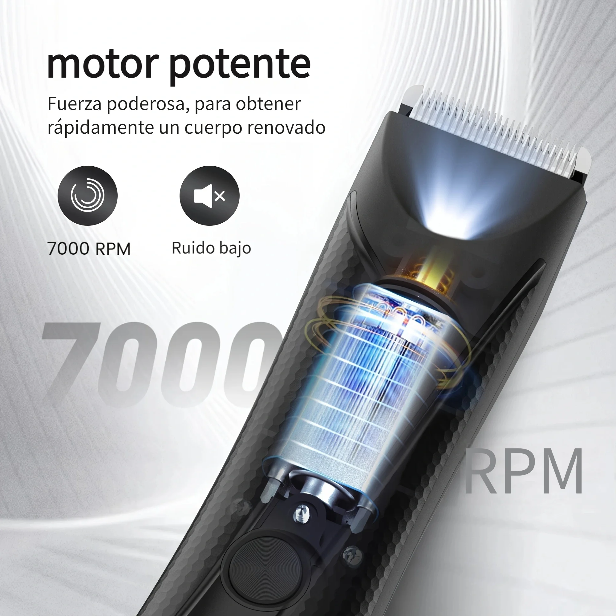 Sejoy 6006 Electric Body Hair Trimmer Hair Clipper for Men Women Men Ball Trimmer for Groin Pubic Replaceable Blade 3