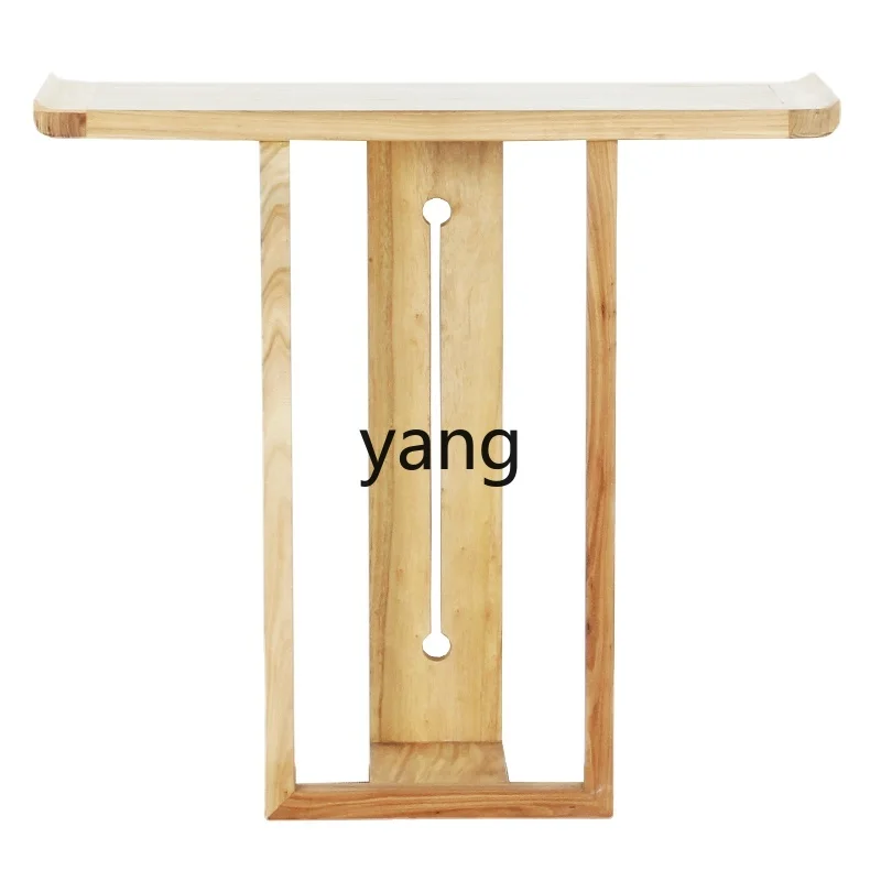 

Yjq New Chinese Style Solid Wood Console a Long Narrow Table Hallway Corridor Decoration Simple Long Narrow Table
