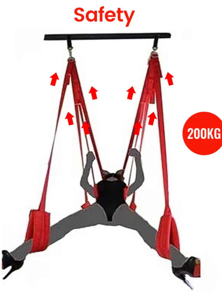 Door Swing Sex Swing SM Game Bondage Spreader Leg Open for Women Adult Sex Game Products for Couple Adult Toys
