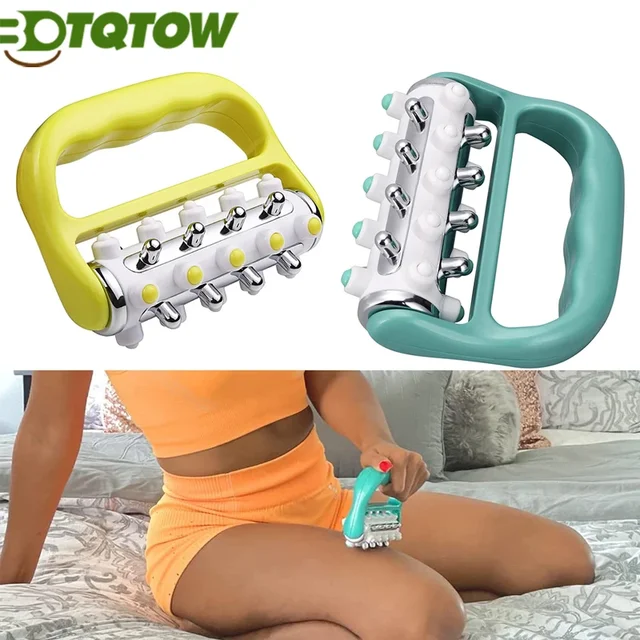 1PCS Lymphatic Drainage Massager,Ultimate Fascia Release& Scar Tissue Massage Tool,Personal Handheld Massage Roller for All Body 3