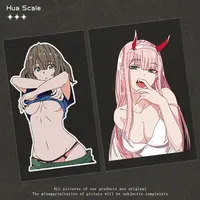 Anime adesivi per auto riflettenti sexy 1