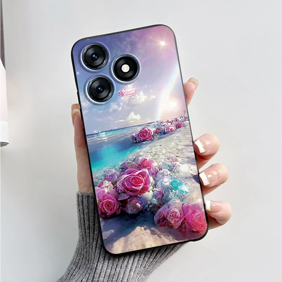 Fashion Marble Silicone Black Soft Phone Case - 2023 Edition