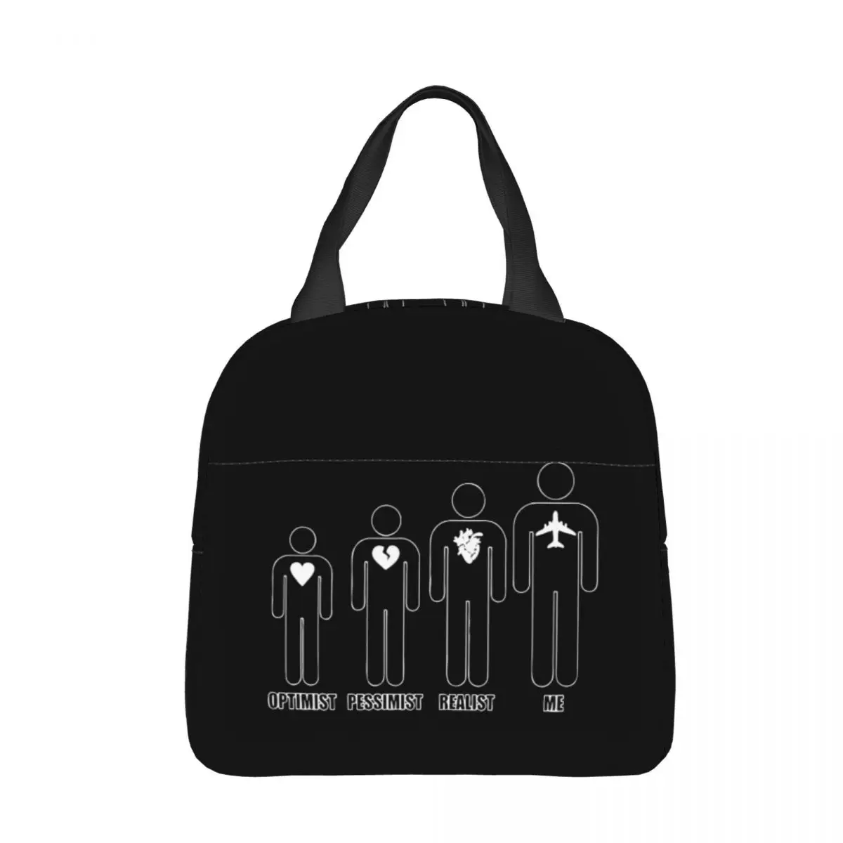

Pilot Life Insulated Lunch Bags Leakproof Airplane Plane Fighter Meal Container Bag Lunch Box School Travel Food Storage Bags