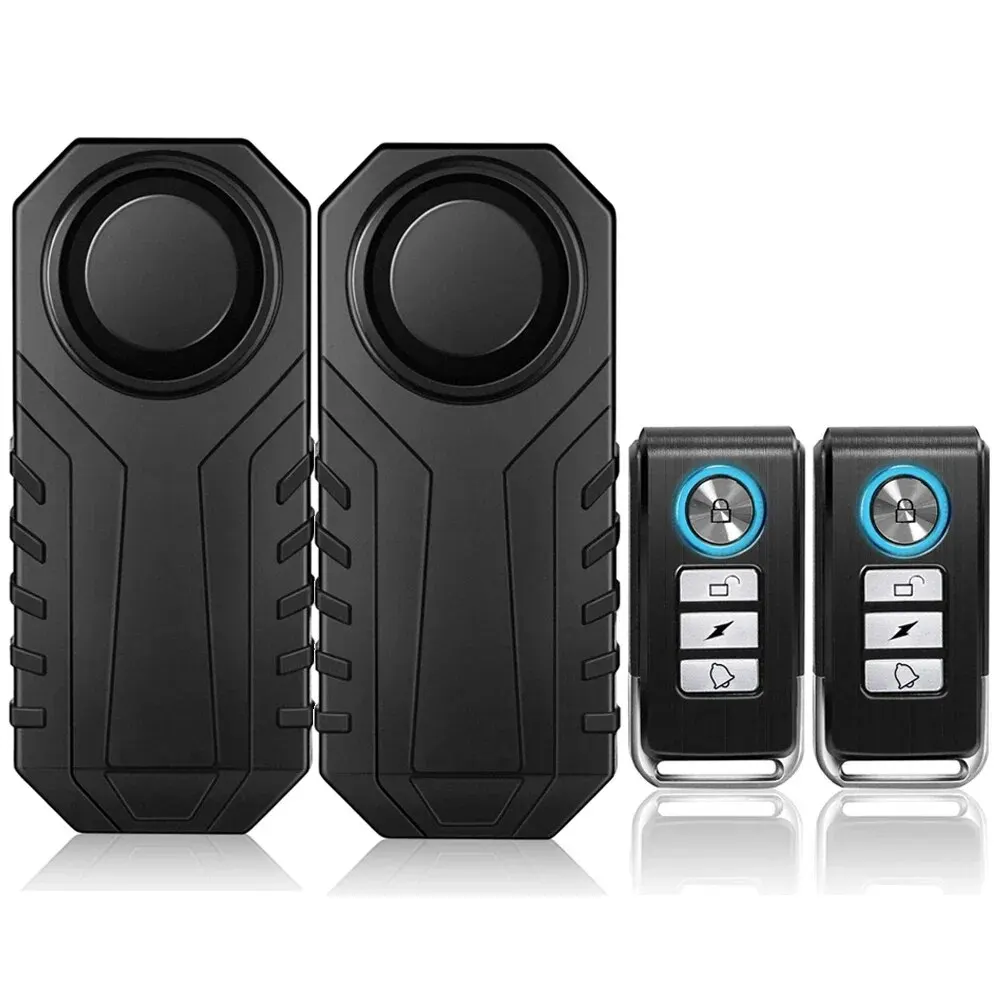 Wireless Waterproof Anti-Theft Alarm for Bicycles and Motorcycles
