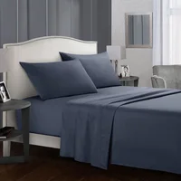 Bed Sheet Set 100% Cotton Solid Color Matte Bed Sheet Set 4-piece Large Satin Quilt Set Queen Full Bed Cover Mattress Set Bed Sh 6