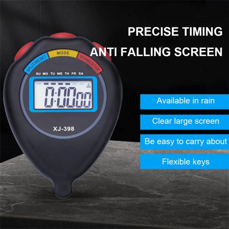 

Многофункциональный цифровой спортивный таймер, профессиональный портативный секундомер, для занятий спортом на открытом воздухе, бега, секундомер