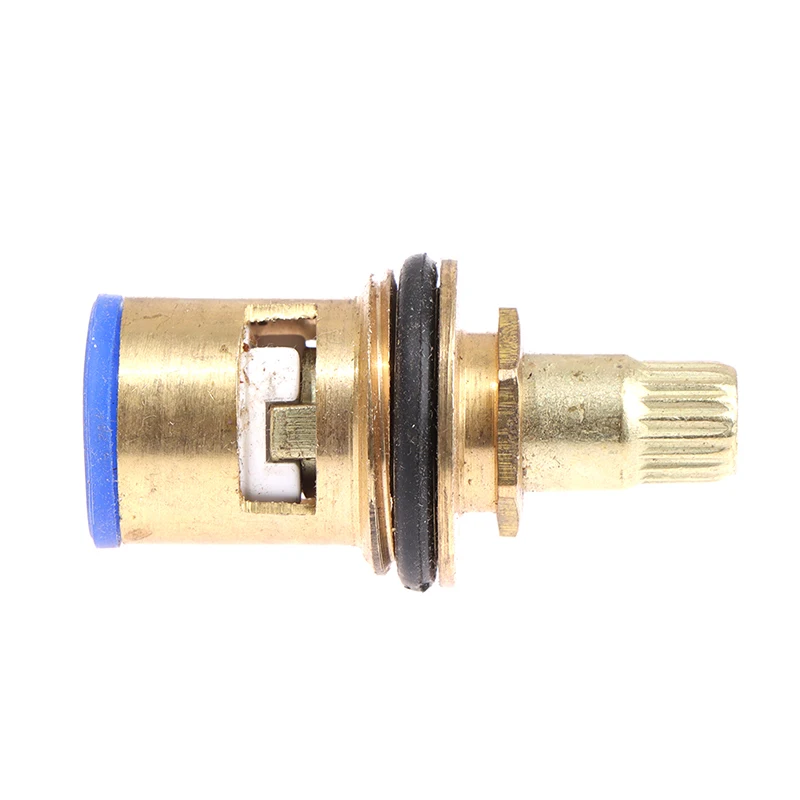 Replacement Tap Valves Brass Ceramic Disc Cartridge Inner Faucet Valve for Bathroom Clockwise or Anti-clockwise Universal 1PC