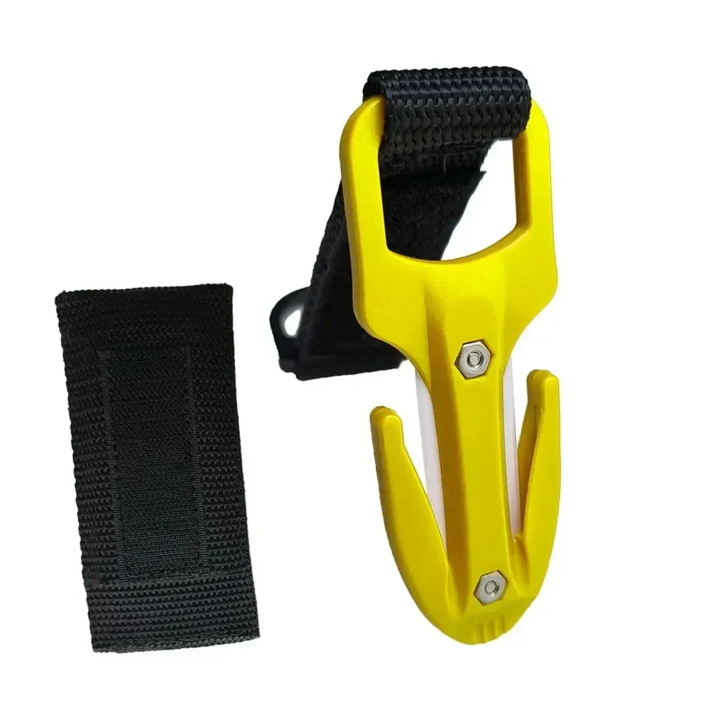 Carbon steel Blade Scuba Diving Cutting Special Knife Line Cutter Underwater Knife Spearfishing Sheath Safety Emergency Holder diving knife