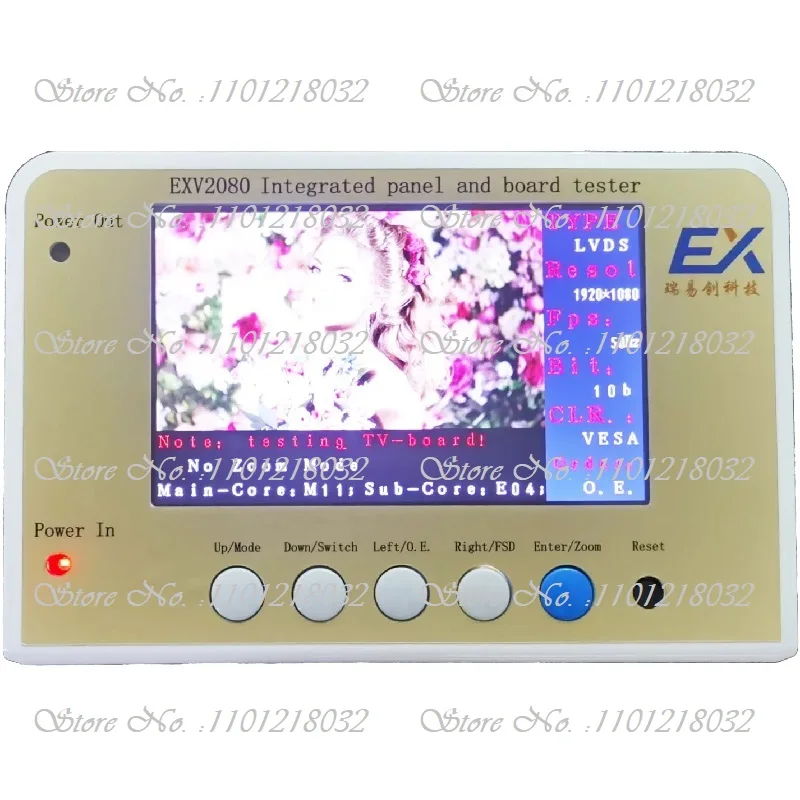 English system EXV2080 LCD TV motherboard tester LVDS/MINILVDS/4K-VBY1 to HDMI screen test And universal matching adapter board
