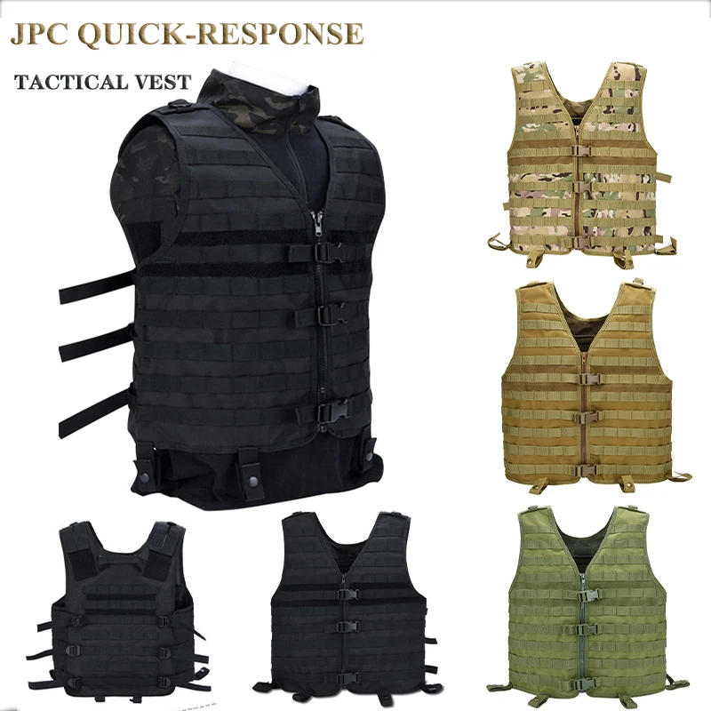 Quick Release Disassemble Lightweight Tactical Vest MOLLE Training Suit Military Airsoft Combat Hunting Paintball Field Jacket