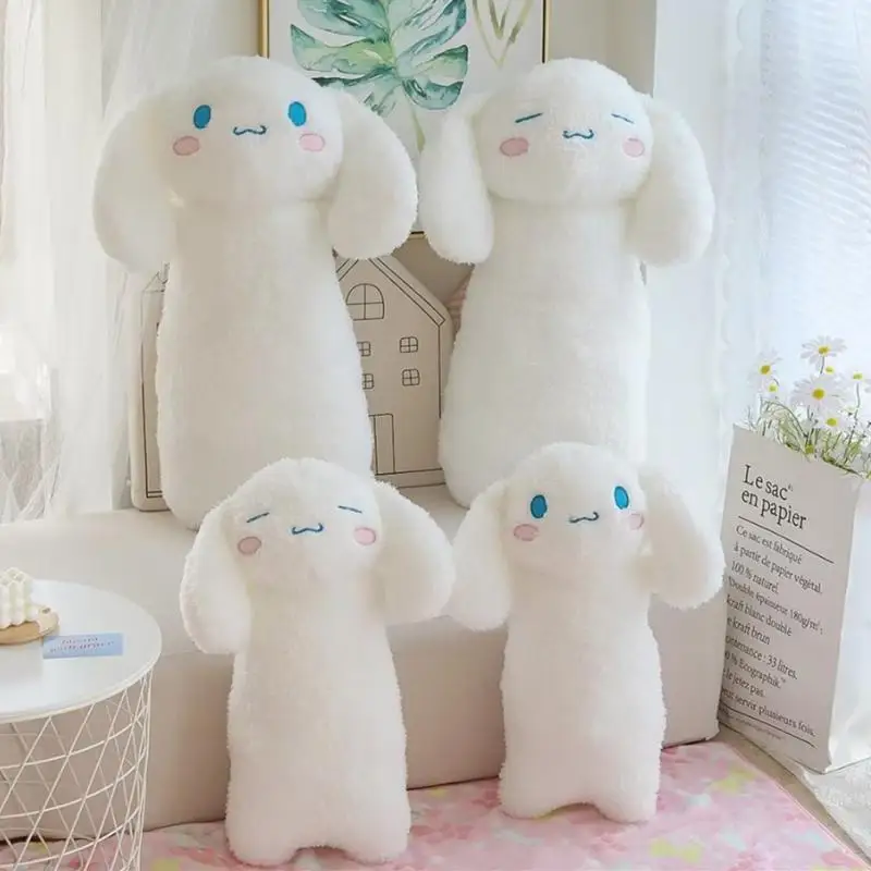 Sanrio Cinnamoroll Plush Toys 80cm Long Pillow Doll For Bedroom Sofa Decor Kids Girl