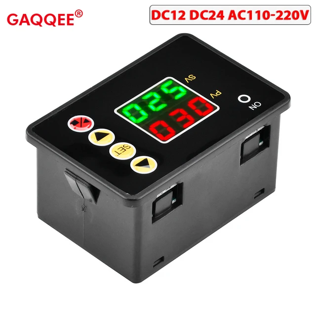 Programmable Microcomputer time controller DC12V/24V AC110V/220V Digital  Timer Delay Switch Control Module On/Off Switch - AliExpress