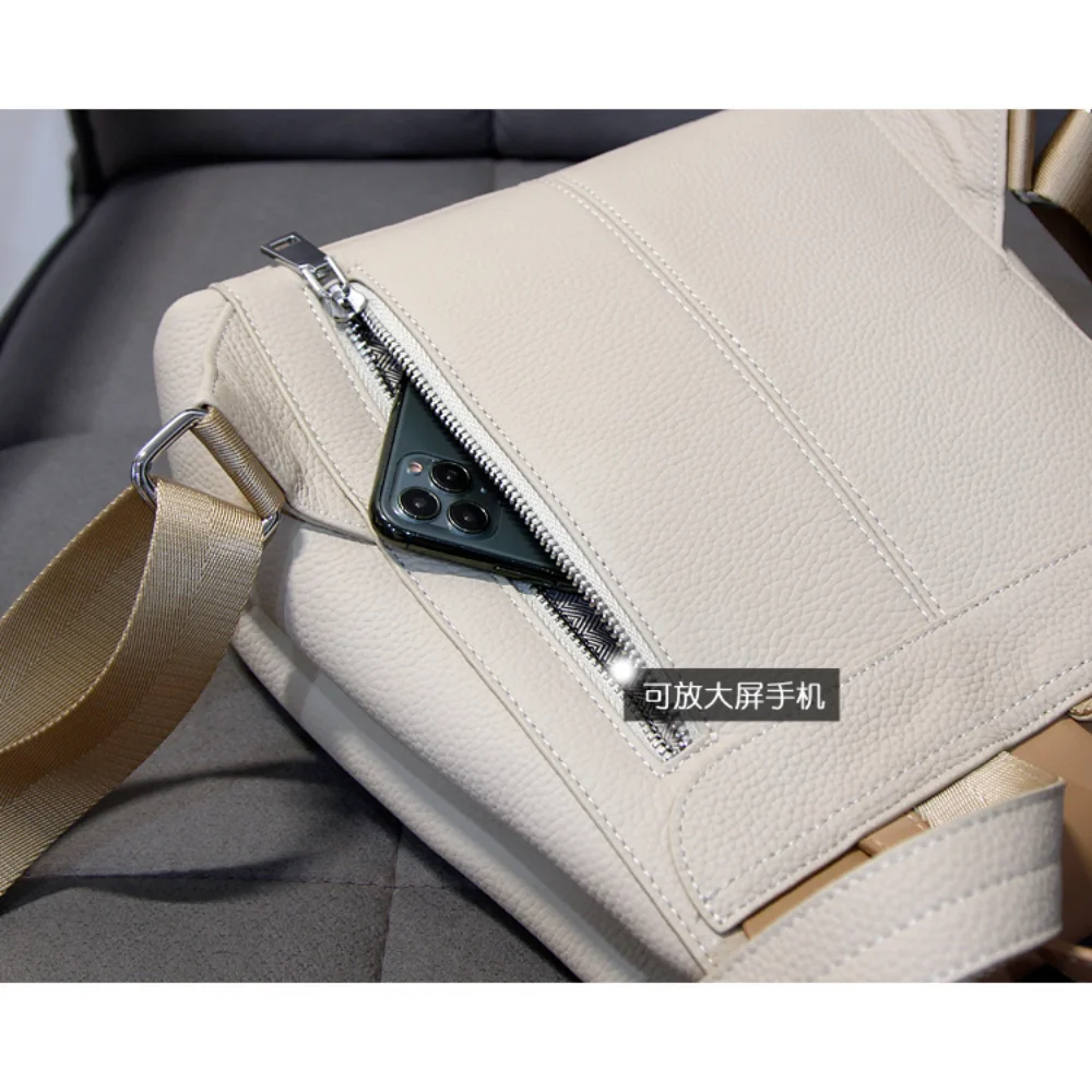 Chic Original Design Top Layer Cowhide Leather Women Backpack High Quality College Girl School Book Knapsack Rucksack Bag 4