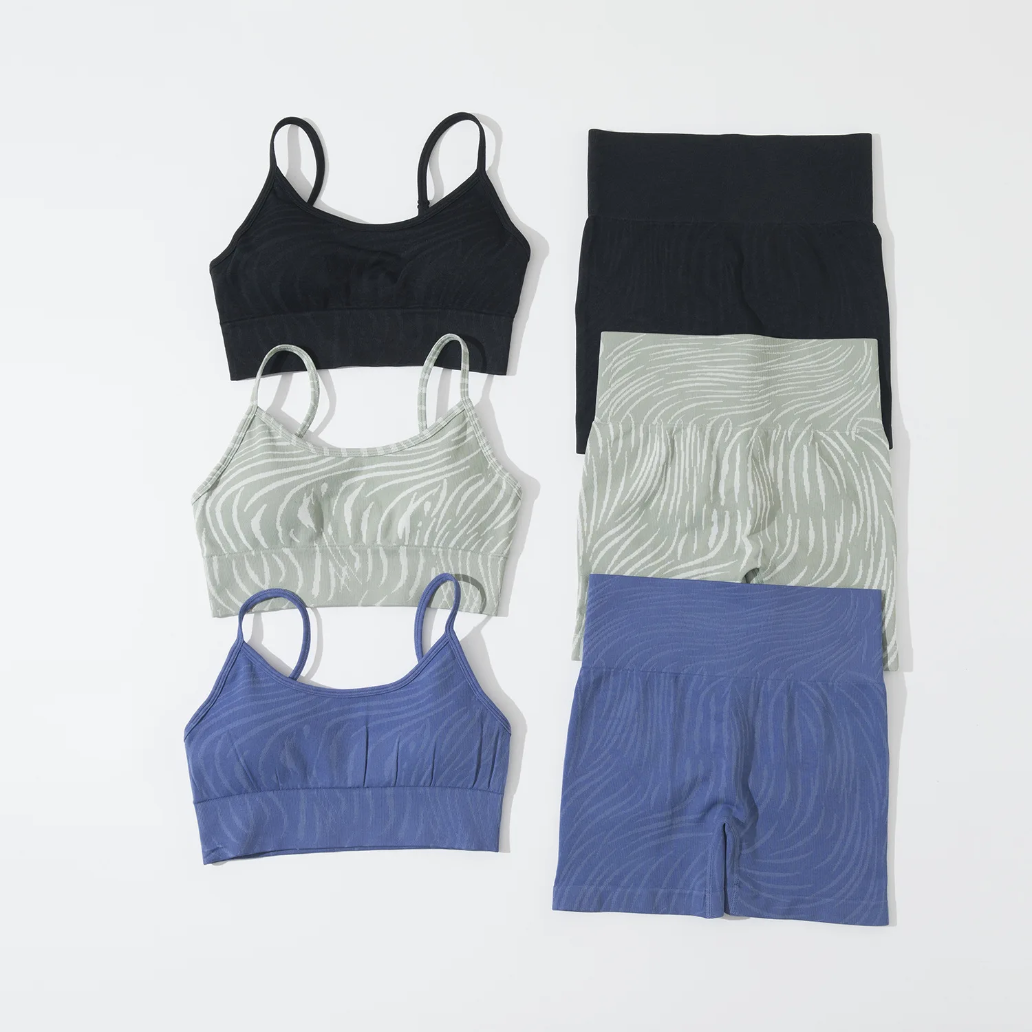 

Seamless Yoga Shorts Set Sports Suits Fitness Crop Top Sexy Bra Women's Pants 2 Pieces Set Running Workout Gym Outfit Clothing