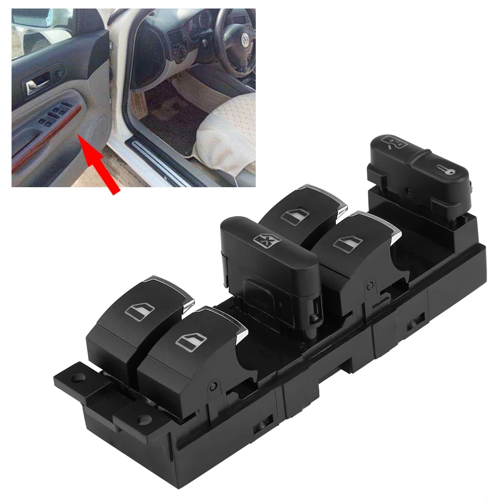 3BD959857 Car Window Master Switch 1J4959857 Door Window Control Panel Replacement For B5 MK4