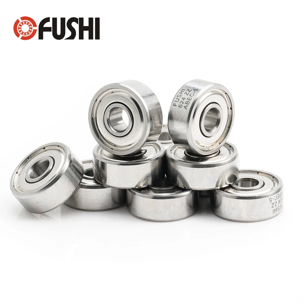 624ZZ Lager ABEC-5 10 Stück 4 x 13 x 5 mm Drahtschneidemaschine Miniatur 624-2Z Kugellager 624 ZZ EMQ Z3V3 Qualität – Detail 6