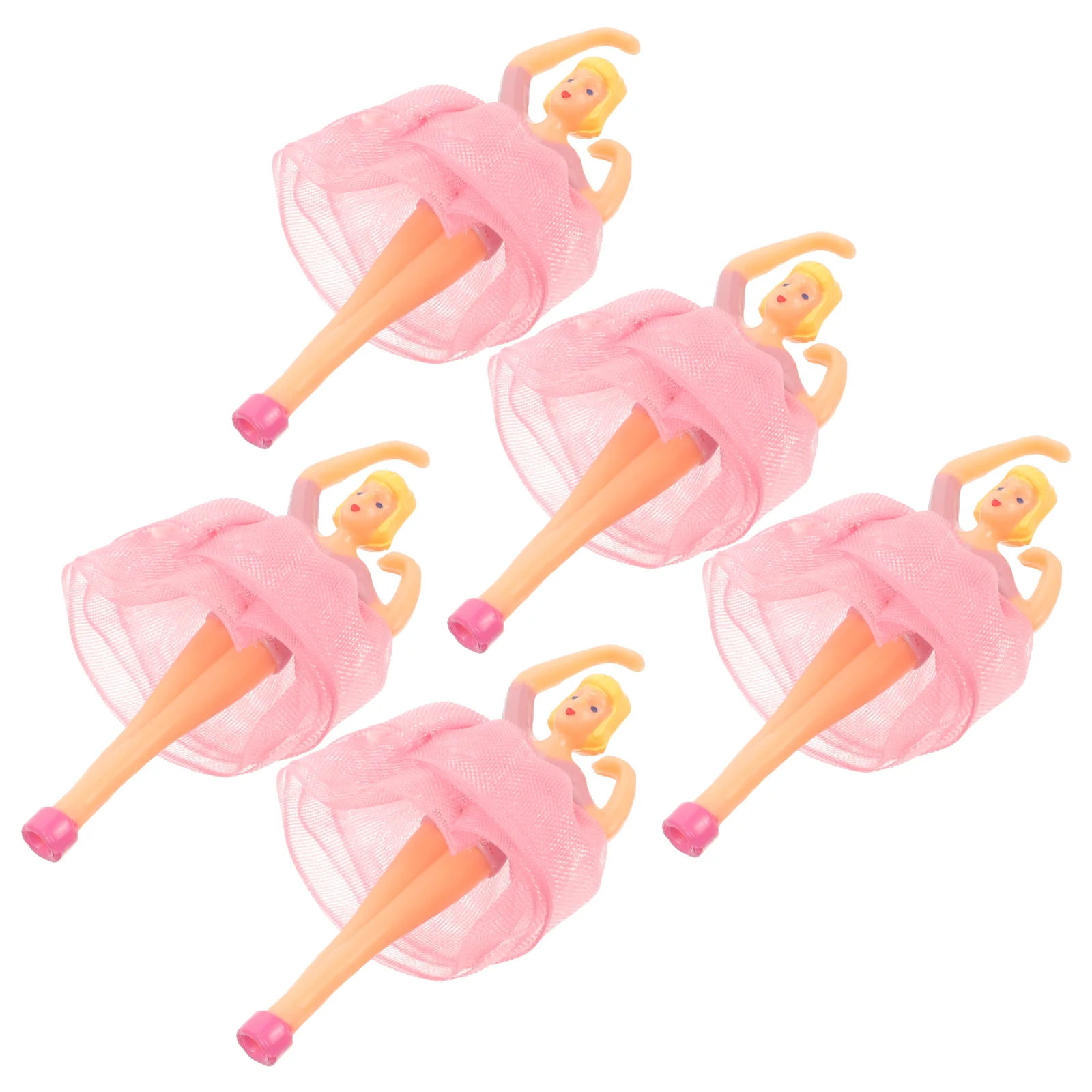 5pcs Music Box Ballet Decor Ballet Dancer Decoration Figurine Ornament