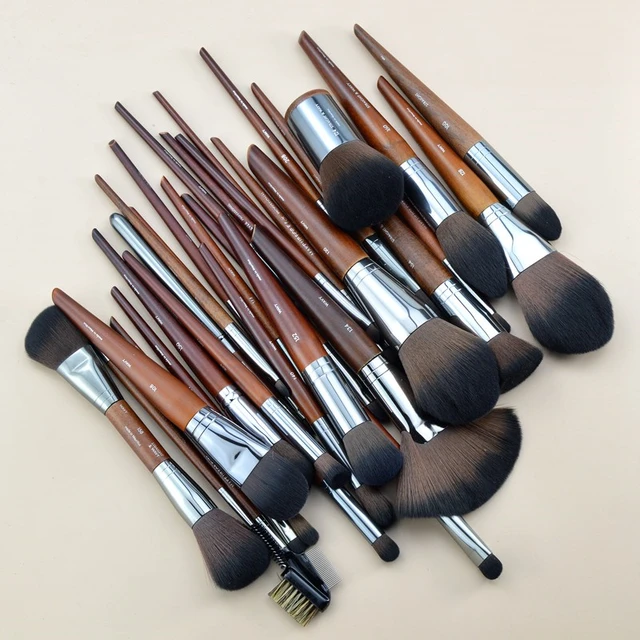 1pc MF Natural wood Soft Makeup Brushes Powder Foundation Concealer Make Up Brush Blush Synthetic hair Shadow high quality tools