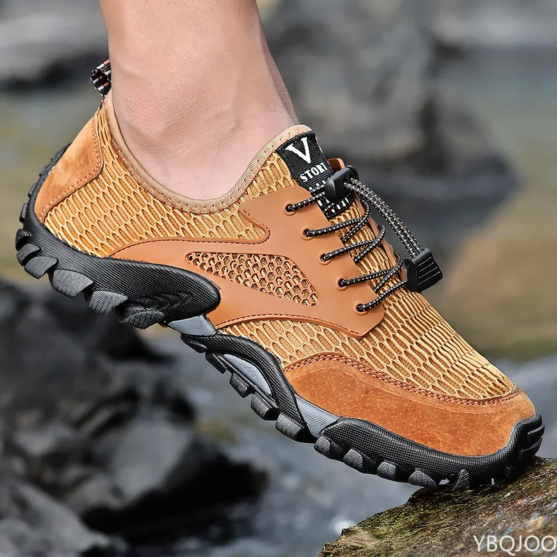 

Wading Shoes Mesh Beach Shoes Upstream Shoes Quick Drying Water Playing Shoes Breathable Outdoor Climbing Hiking Shoes For Mens