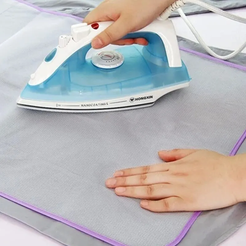 Ironing Protection Pad Ironing Pad High Temperature Resistant Heat Insulation Ironing Cloth Clothes Protection Pad Random Color Home Mesh Board