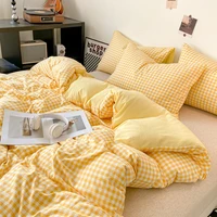 Housse de couette respectueuse de la peau, housses de couette de Style écossais, housse de lit Double face, Wojельное белье, housses de couette pour la maison (sans taie d'oreiller) 1