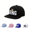 Unisex Crown KING Embroidery Hip-hop Hats Spring Autumn Outdoor Adjustable Casual Baseball Caps Sunscreen Hat 1