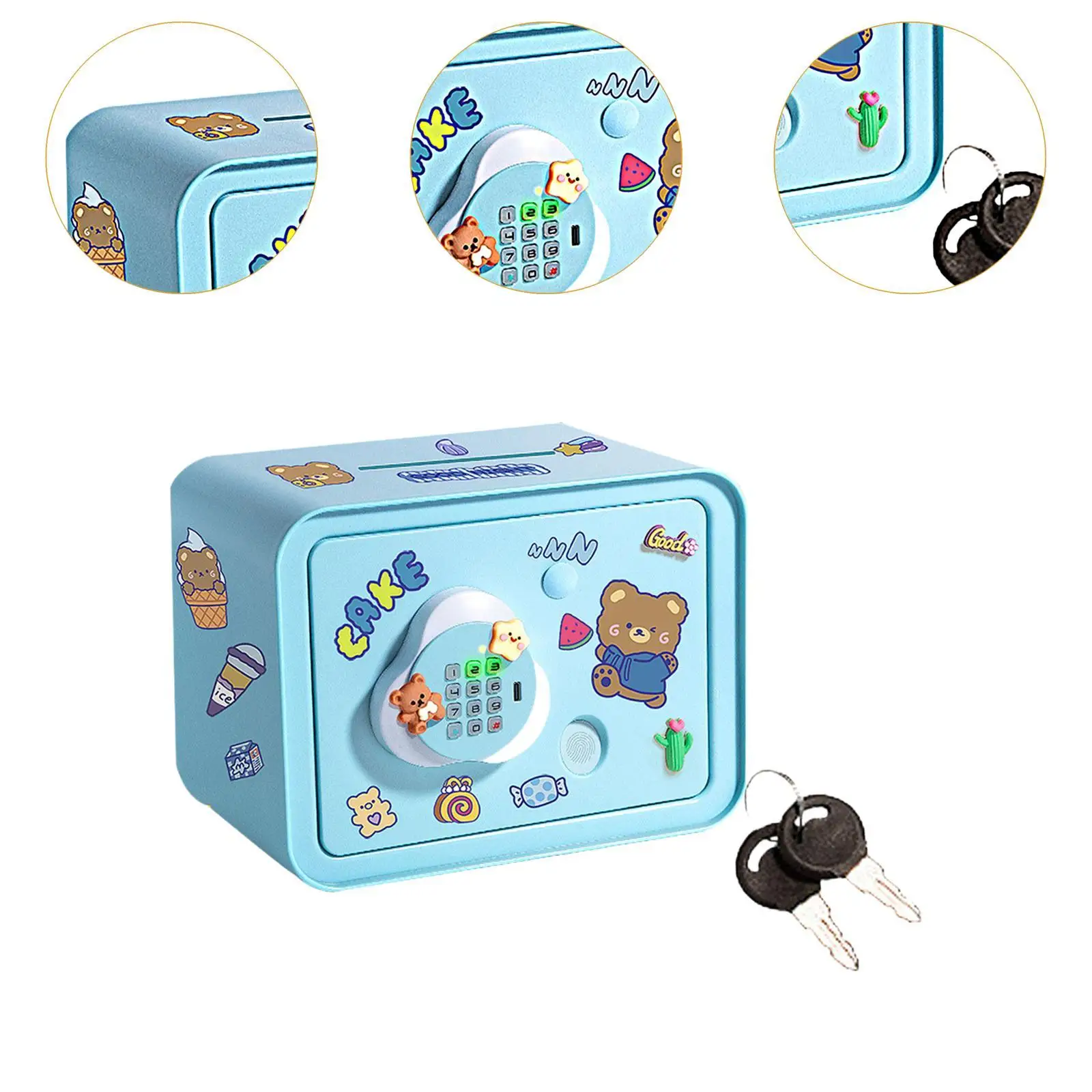 Electronic Piggy Bank with Language Switch ATM Savings Bank for Children