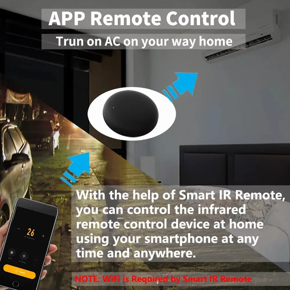 Dual Pack Tuya WiFi Smart IR Remote Control for Smart Home Integration