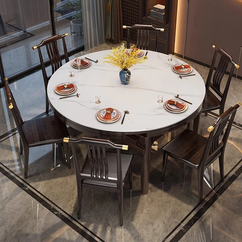

Restaurant Luxury Living Room Sets Round Italian High Center Dining Tables Apartmen Newclassic Mesas De Comedor Home Furniture