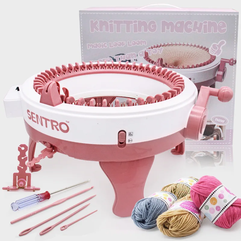 Sentro 48 Needles of Wool Weaving Machine Toy Girls Knitting Machines Kit  Star Cylinder DIY Wool Weaving Machine Toy Smart Whoesale Kids Weaving  Machine Toy - China Weaving Machine Toy and Knitting