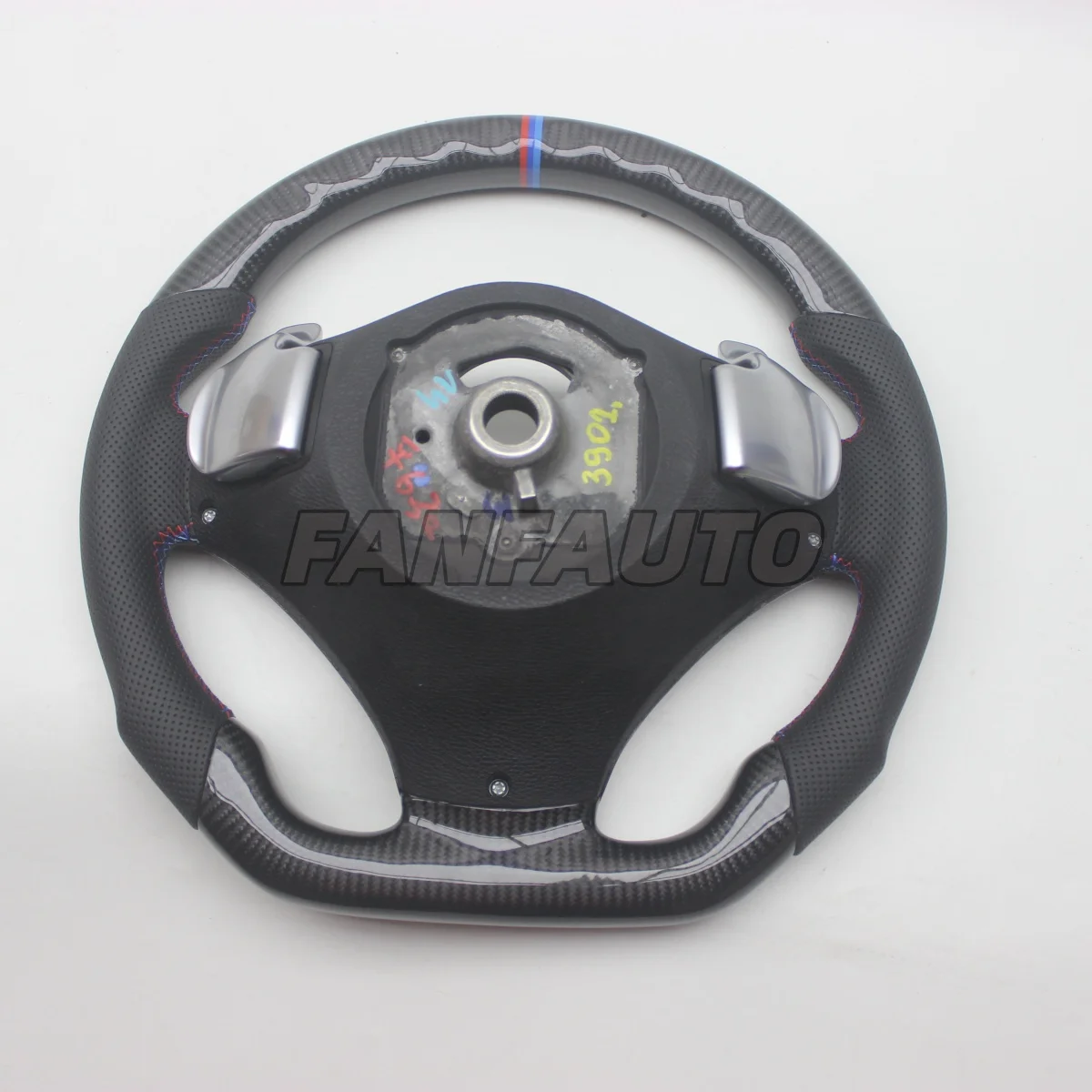 BMW X5 M E70 X6 M E71 2009-2013용 맞춤형 교체용 리얼 카본 파이버 스티어링 휠