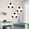 Modern Basketball Pendant Lights Restaurant Study Living Football Chandelier LED Kids Room Hanging Lamp Fixtures 2