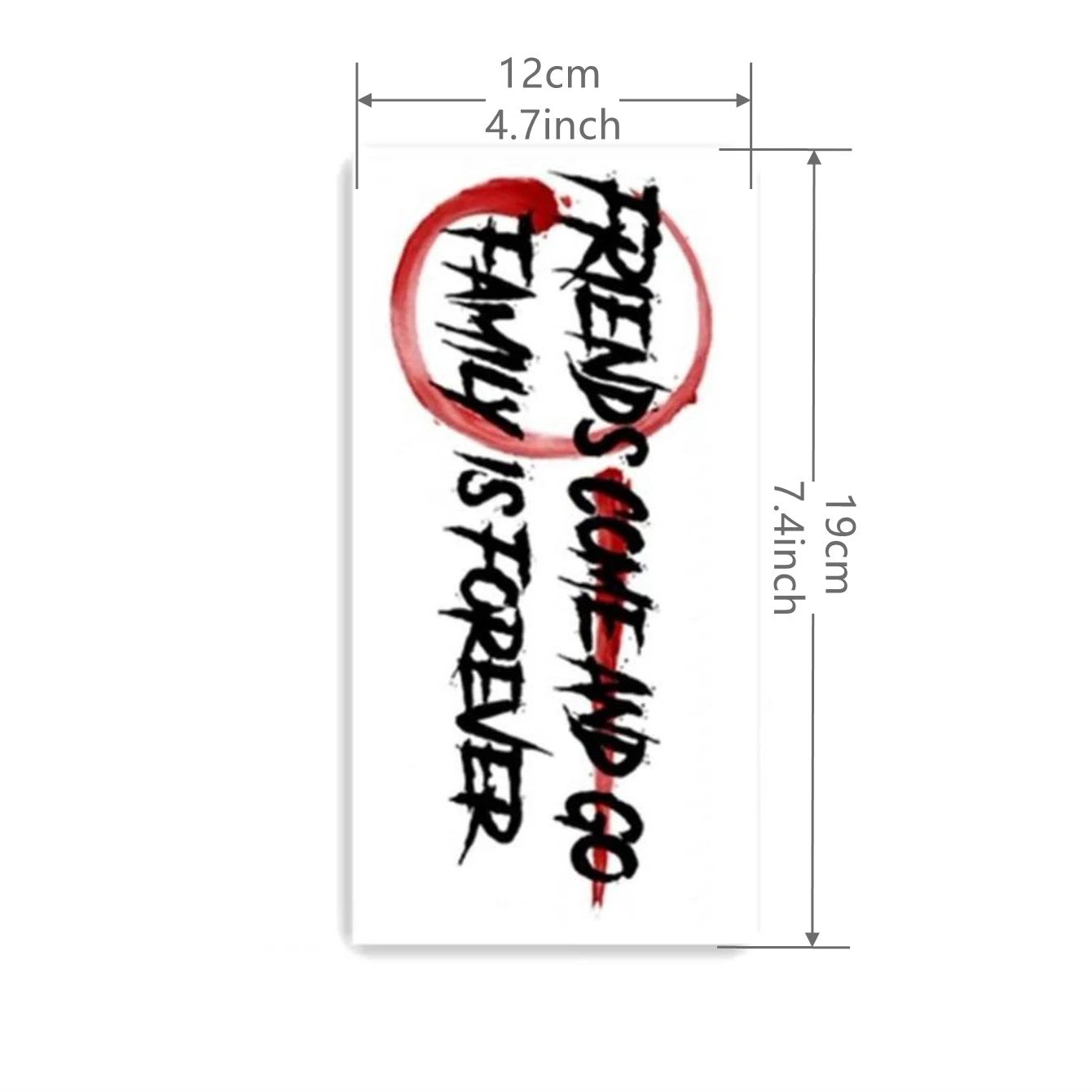1 Sheet Arm Tattoo Sticker Waterproof Lasting Temporary Tattoo 4