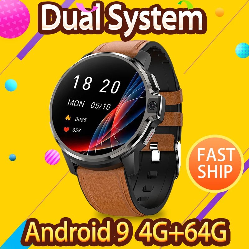 Lzkmr Dm30 4g Men Smart Watch Dual System Gps Android 9.1 400*400 Hd