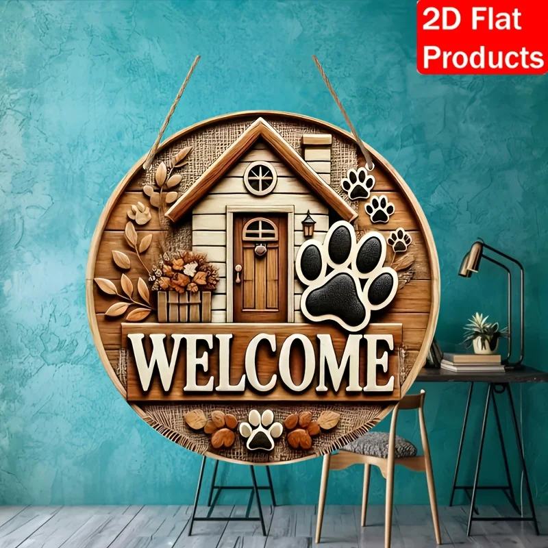 Rustic Wooden Welcome Sign 4