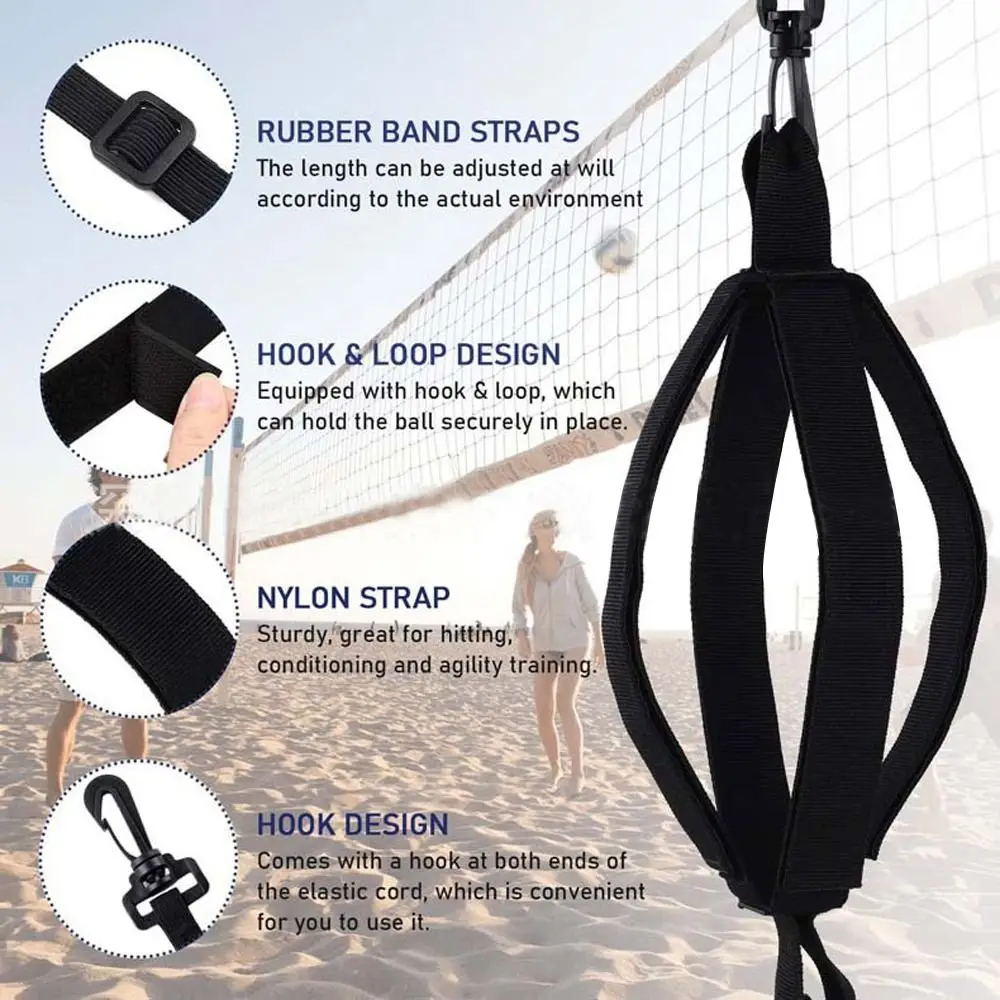 Description Picture 4 of itemVolleyball Spike Training aid System: Volleyball Spiking Trainer Equipment to Improve Serving and Wicked-Fast Arm Speed