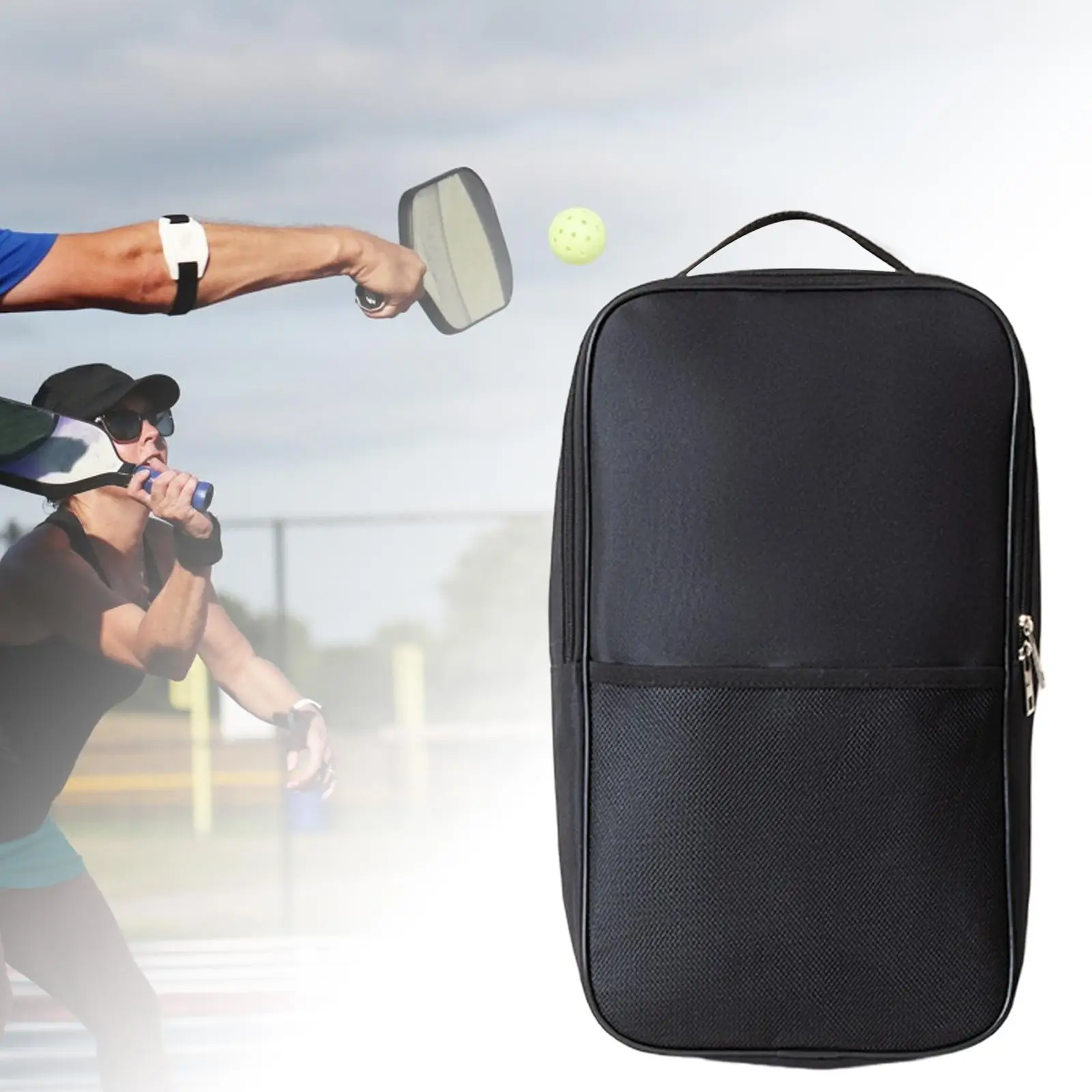 Pickleball Paddle Bag Backpack Protector Case Durable Portable Paddle Holder Carry Bag Pickleball Racquet Cover for Practice