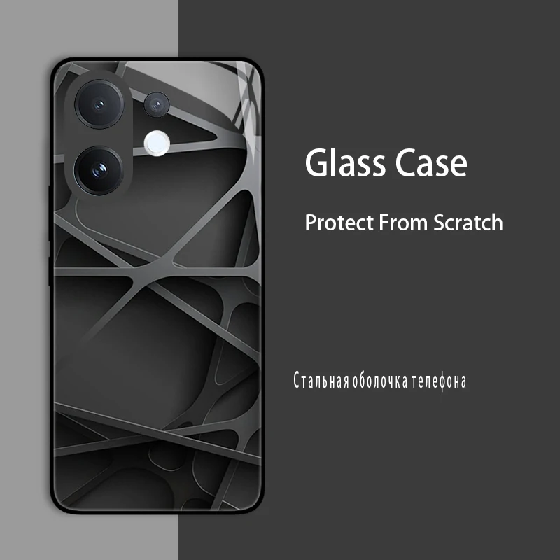 Enhanced Shockproof Tempered Glass & Hard Bumper Protective Case Cover