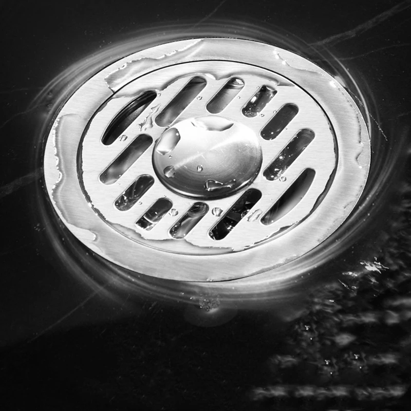 Stainless steel Floor Drains 10/12cm Anti-odor Drainer Shower Strainer Cover Bathtub Ground Leakage Bathroom Hardware Accessorie