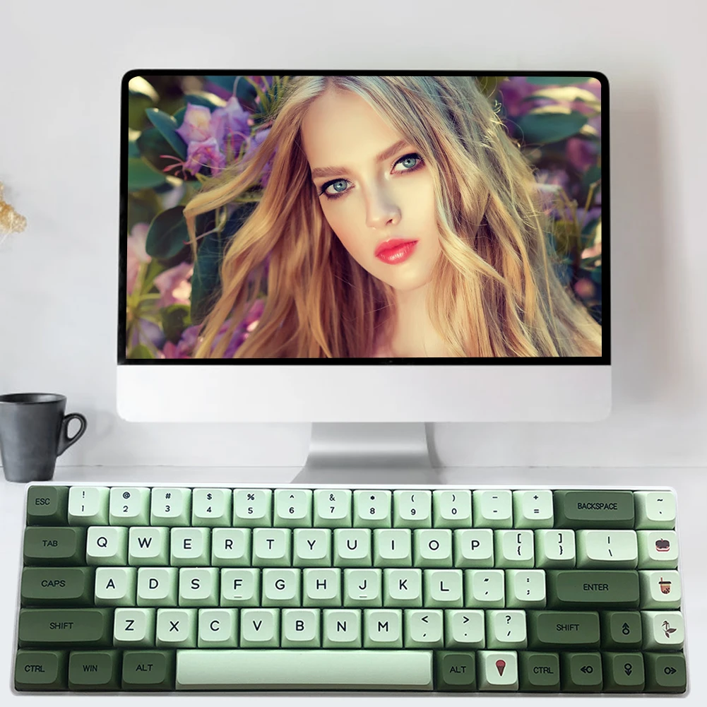 Keycap Pbt Personalizado para Teclado Mecânico Interruptor Cereja mx Xda Altamente Perfil Inglês Russo Japonês 125 Chaves - Imagem 5