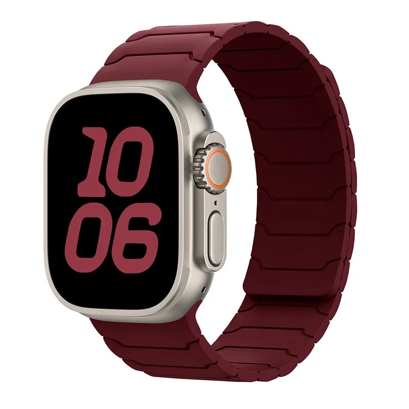 Premium Sports Silicone Strap with Magnetic Closure