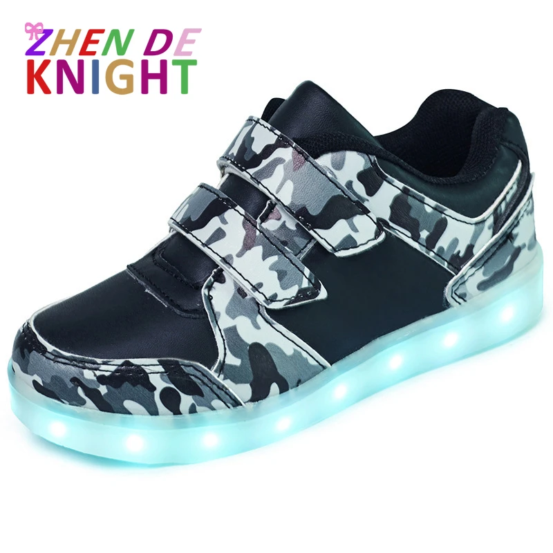 ochtendgloren duidelijkheid Badkamer Glowing Sneakers Kids Led Luminous Shoes Boys Girl - Size 25-37 Children Led  Shoes - Aliexpress