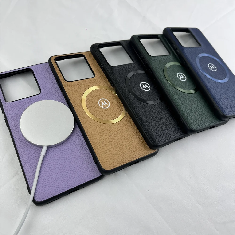 Litchi Texture Magnetic Hard Cover Case